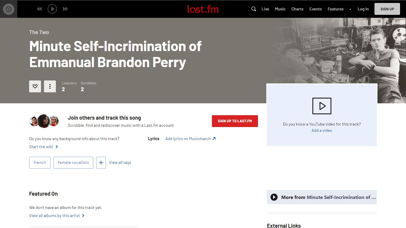 Minute Self-Incrimination of Emmanual Brandon Perry